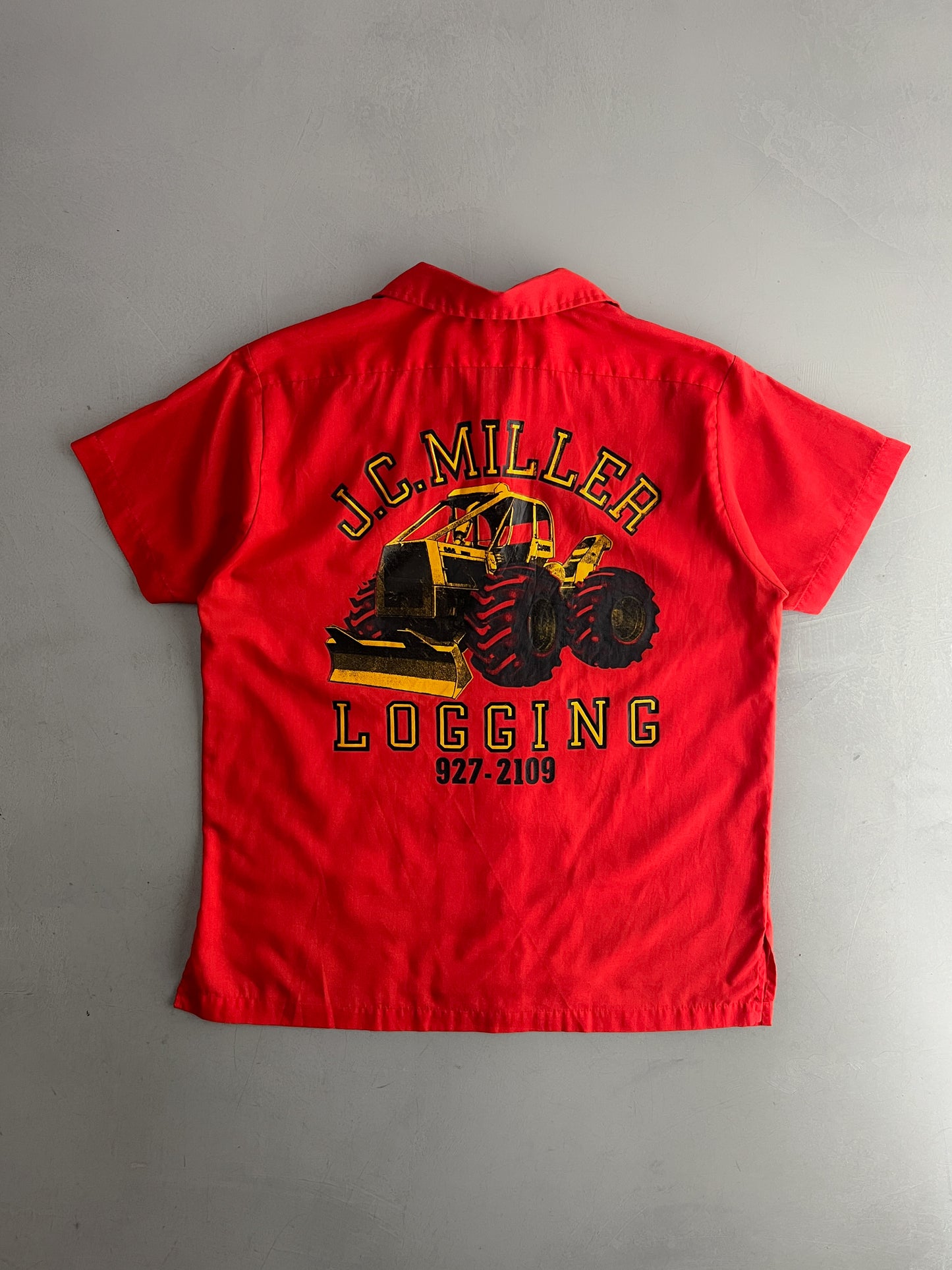 1970's J.C Miller Logging Bowling Shirt [S/M]
