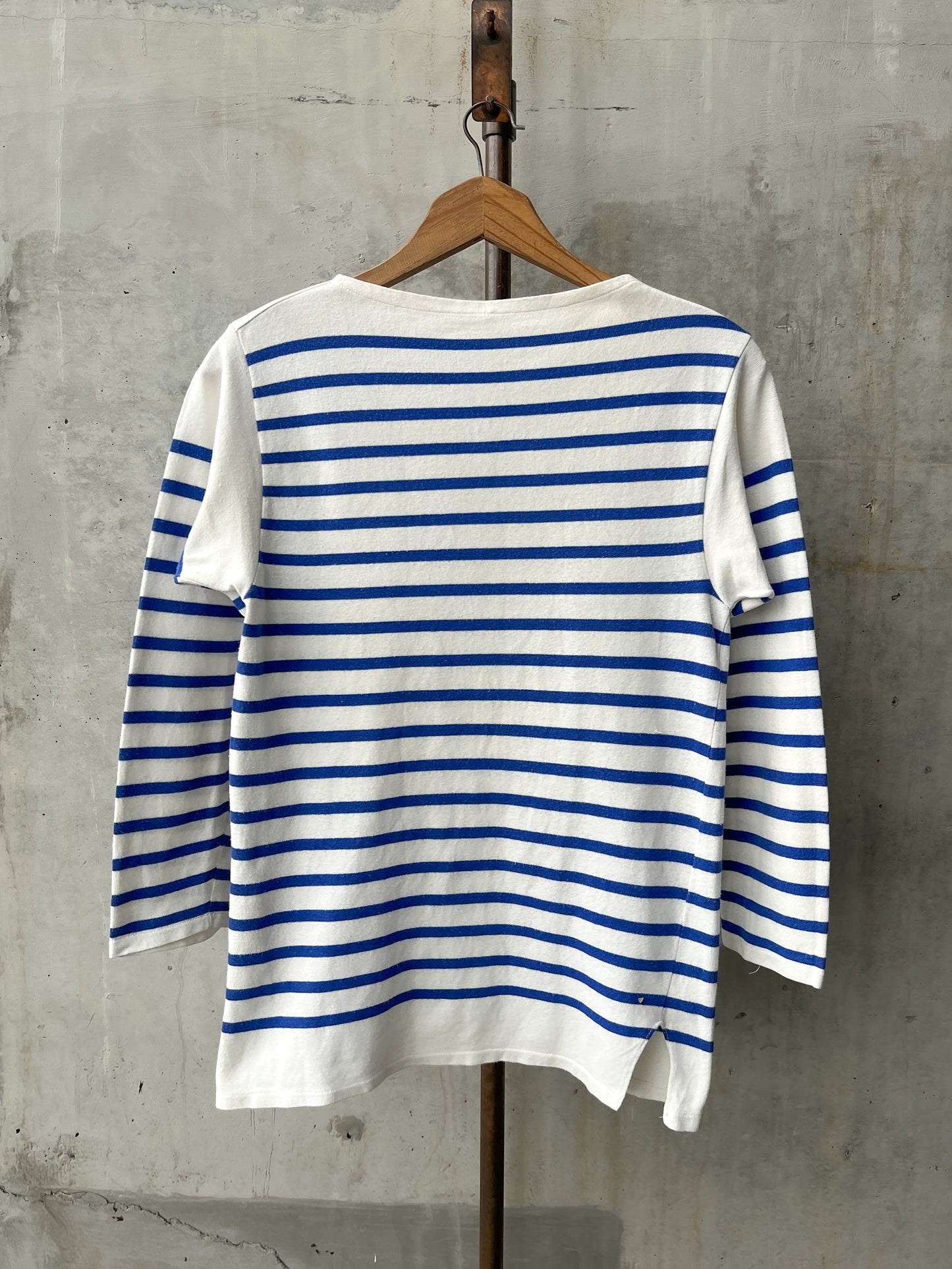 1970's French Marine Nationale Breton Striped Shirt [S]