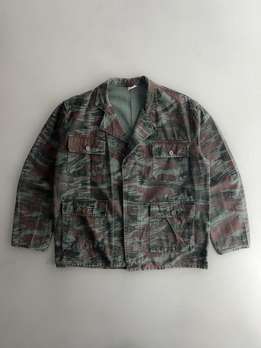 1970's "Tiger Stripe" Camo French Hunting Jacket [L]