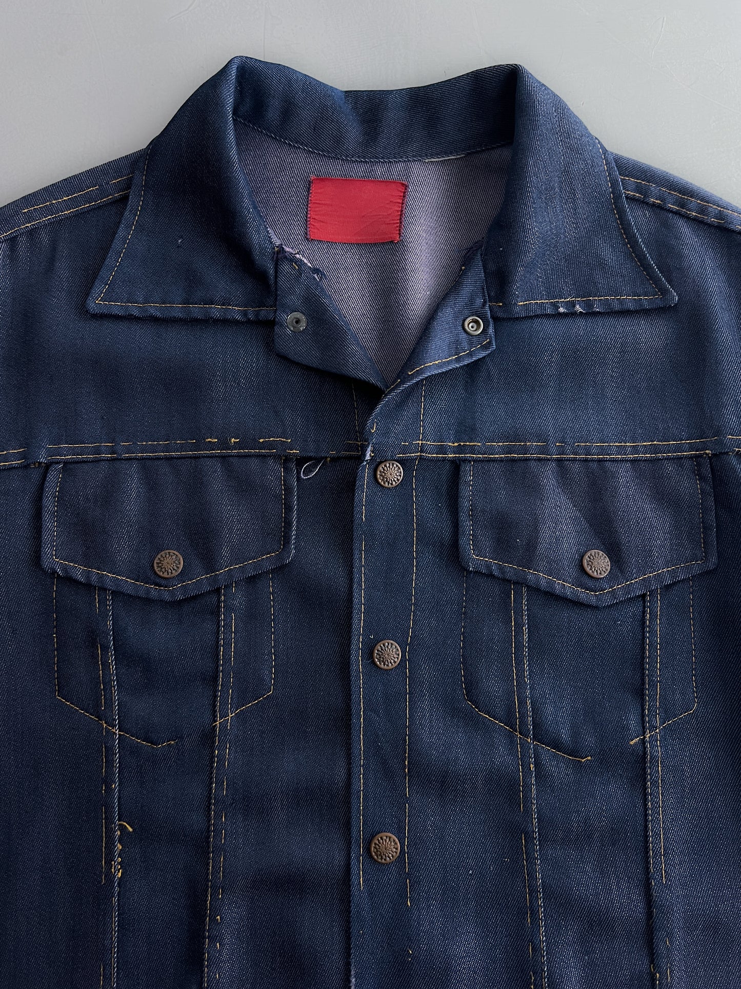 1970's Denim Trucker Jacket [L]