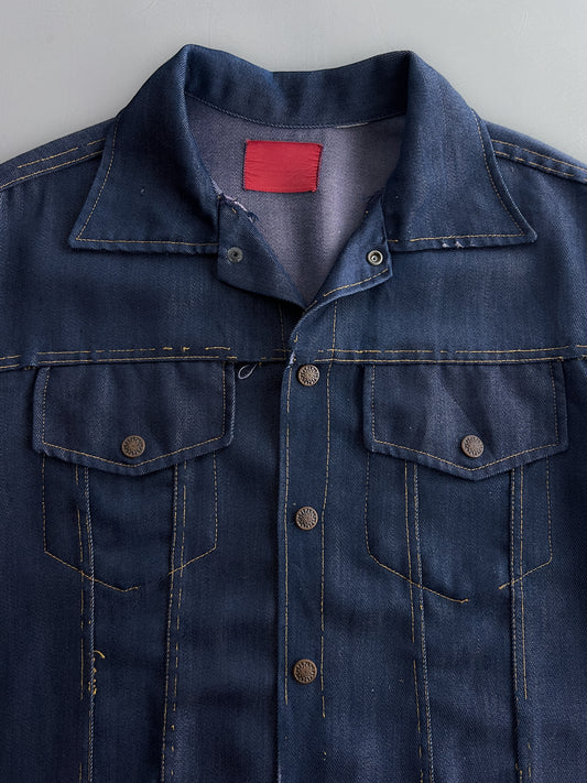1970's Denim Trucker Jacket [L]