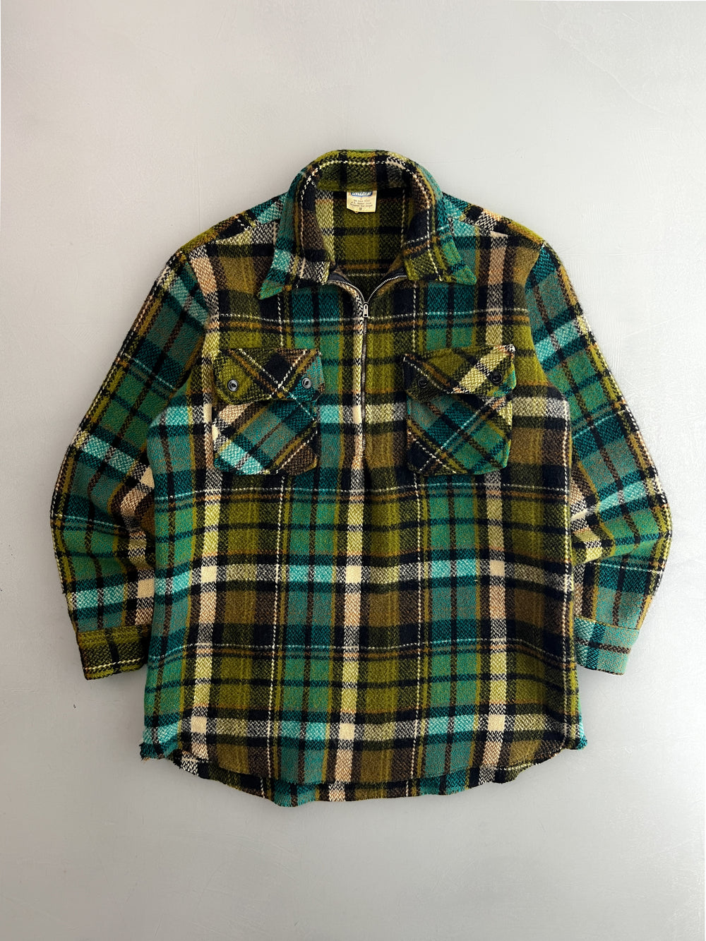 United Quarter Zip Wool Over Shirt [M]