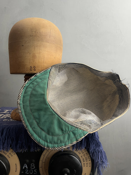 Hickory Stripe Engineers Cap