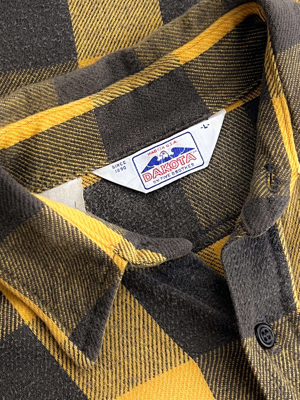 1970's Five Brother Cotton Flannel [S/M]