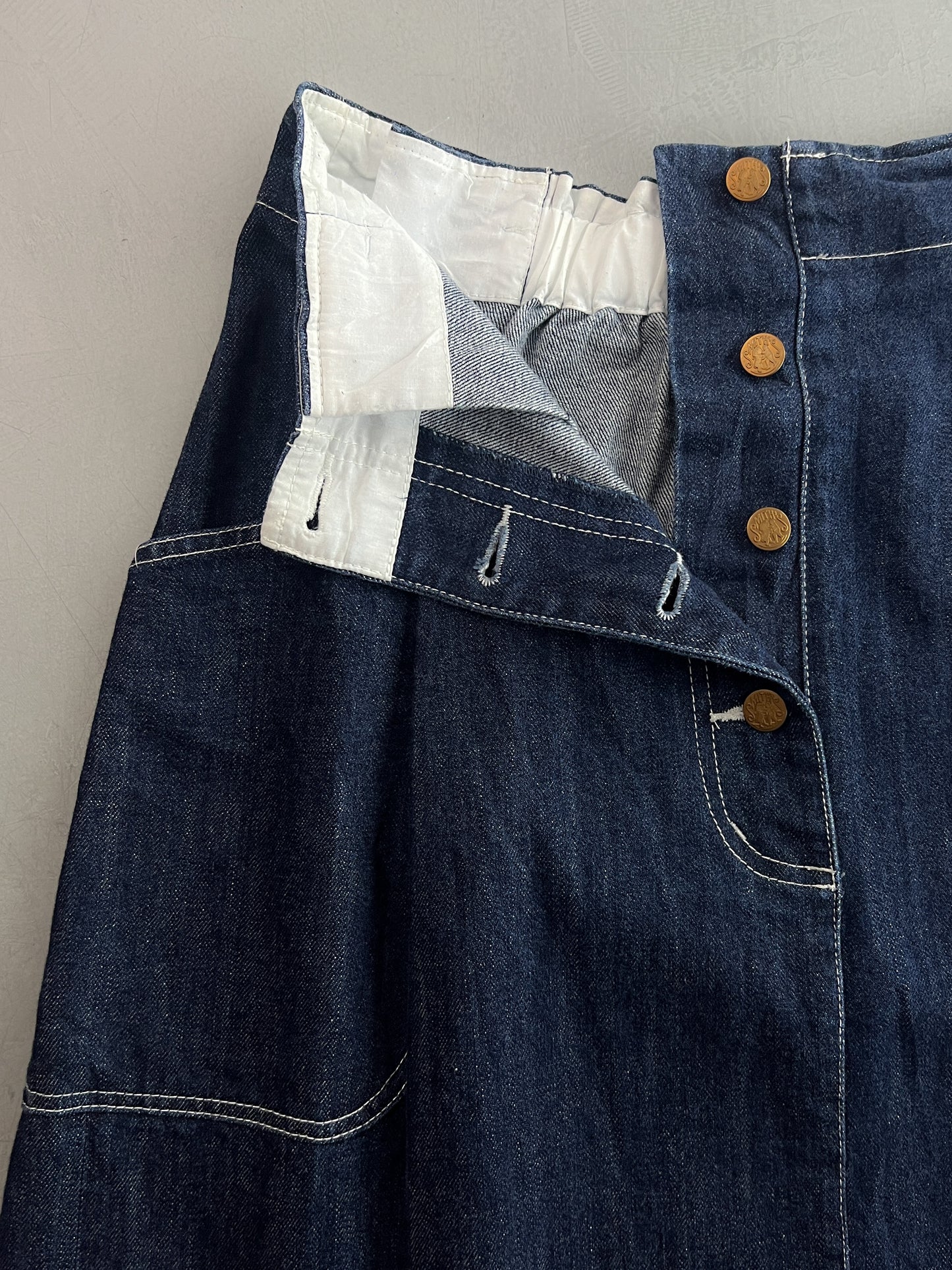 Smiths Workwear Japanese Denim Skirt [28"-30"]