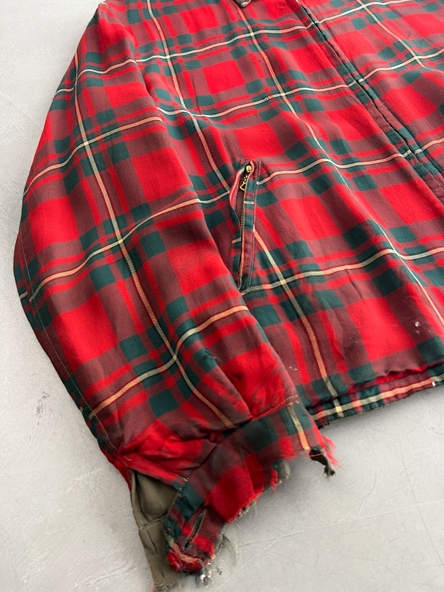 Thrashed 60's Reversible Gab Jacket [XL]