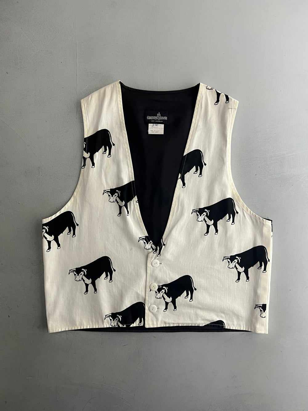 Cactus Club Cow Vest [M]