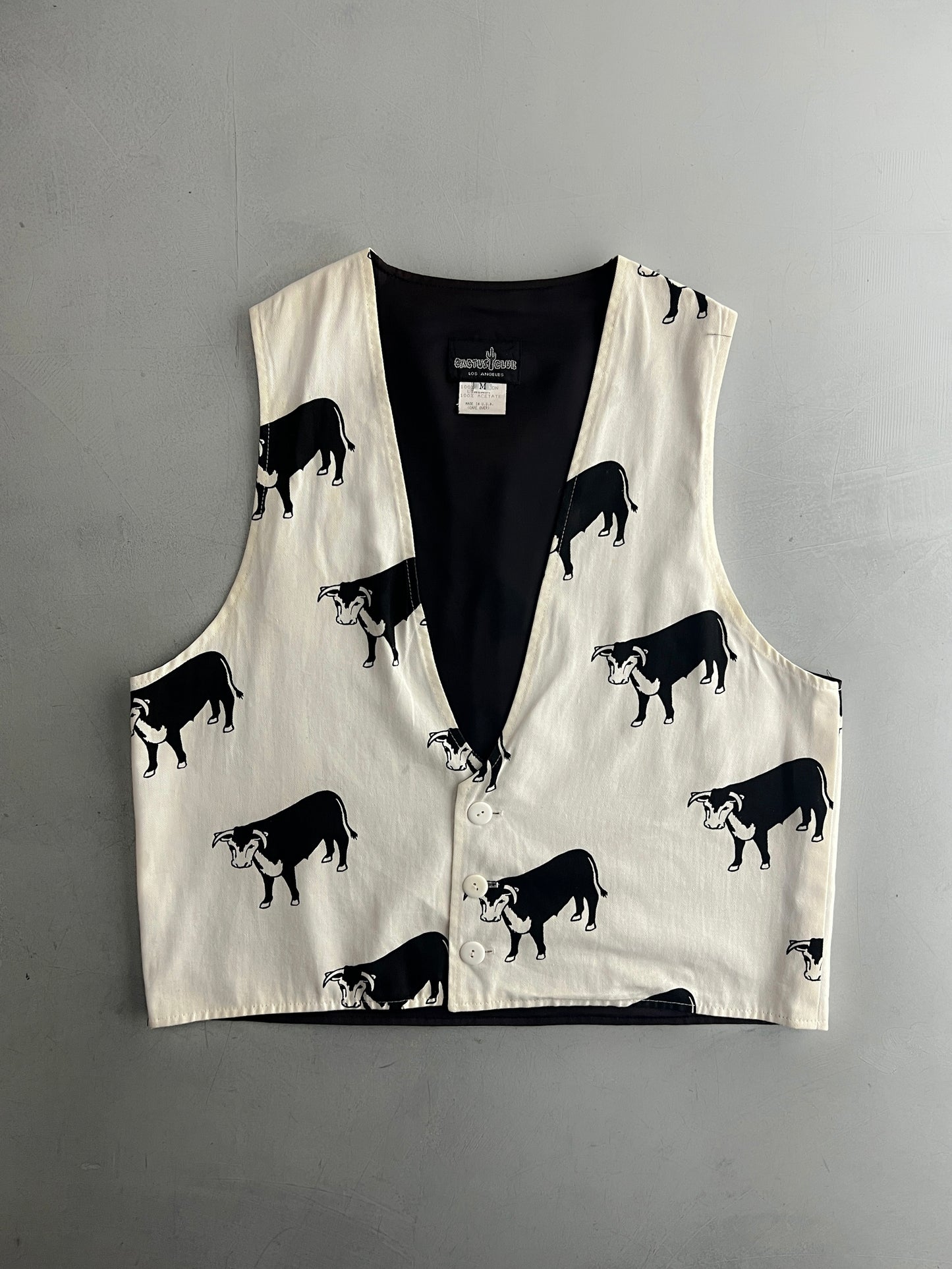Cactus Club Cow Vest [M]