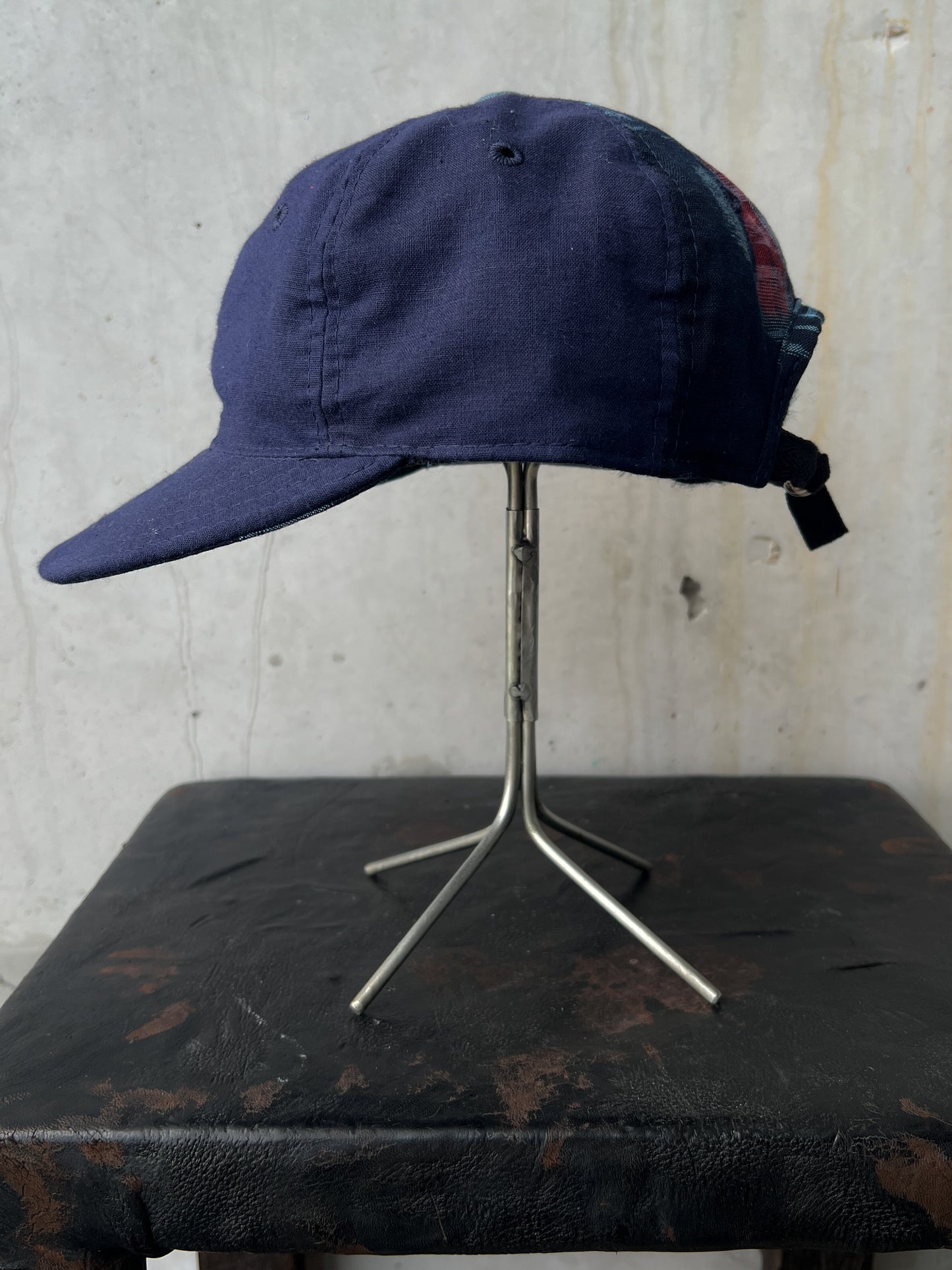 Early 20th c. Japanese Fabric 1930's Baseball Cap By Troy O'Shea Handmade [Adjustable]