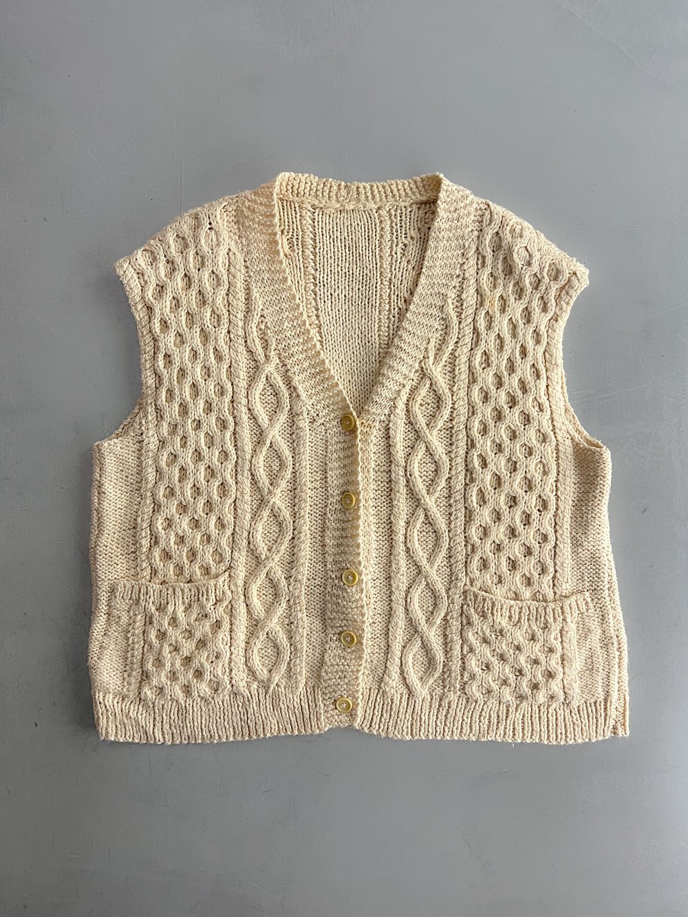 Cable Knit Vest [L/XL]