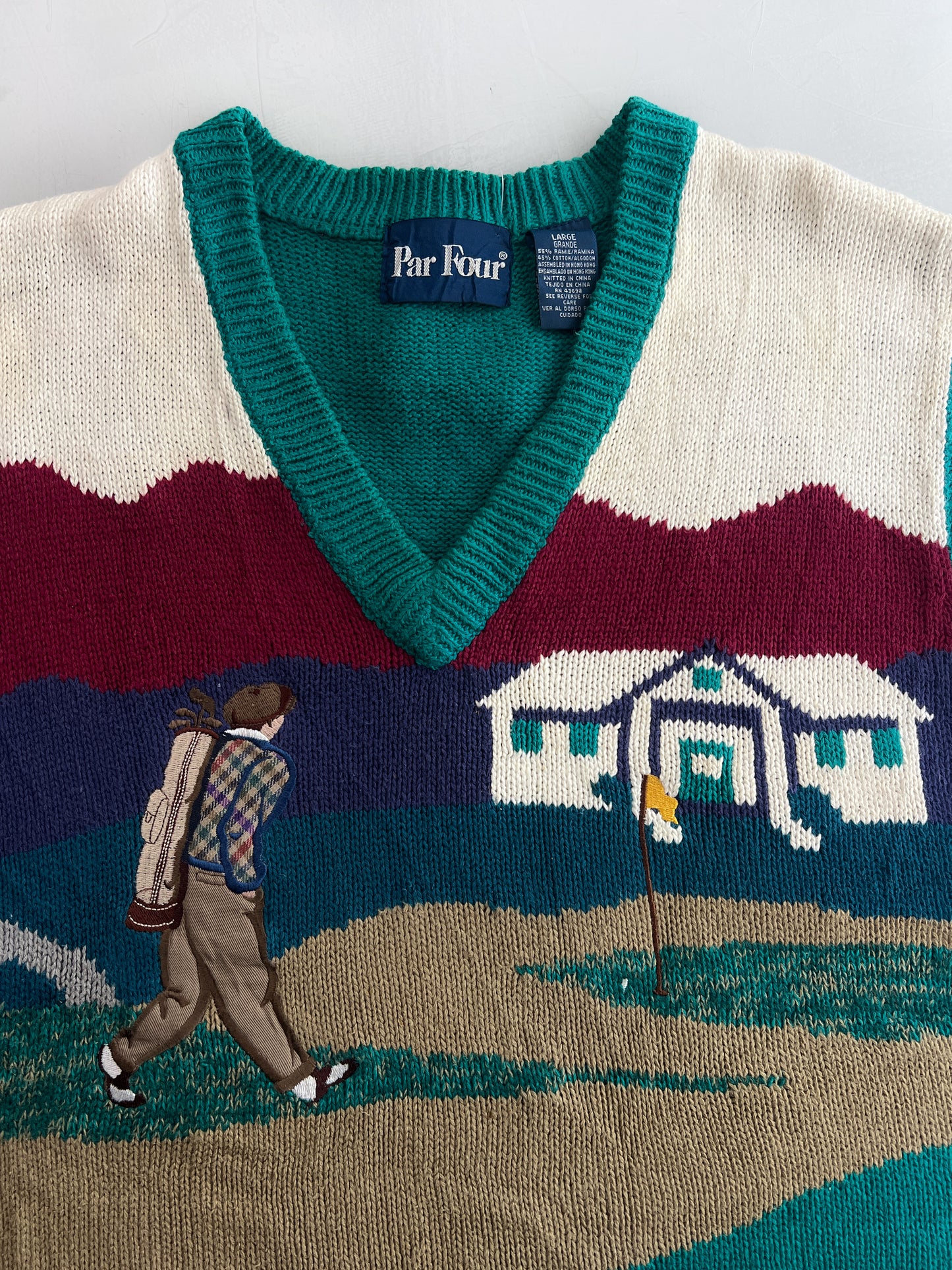 Par Four Knitted Golf Vest [L/XL]