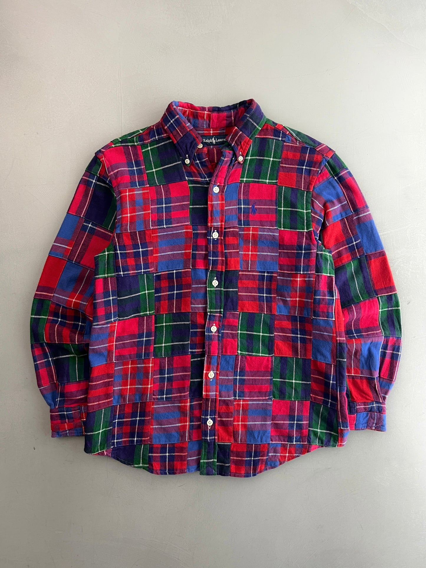 Polo Ralph Lauren Patchwork Flannel [S]