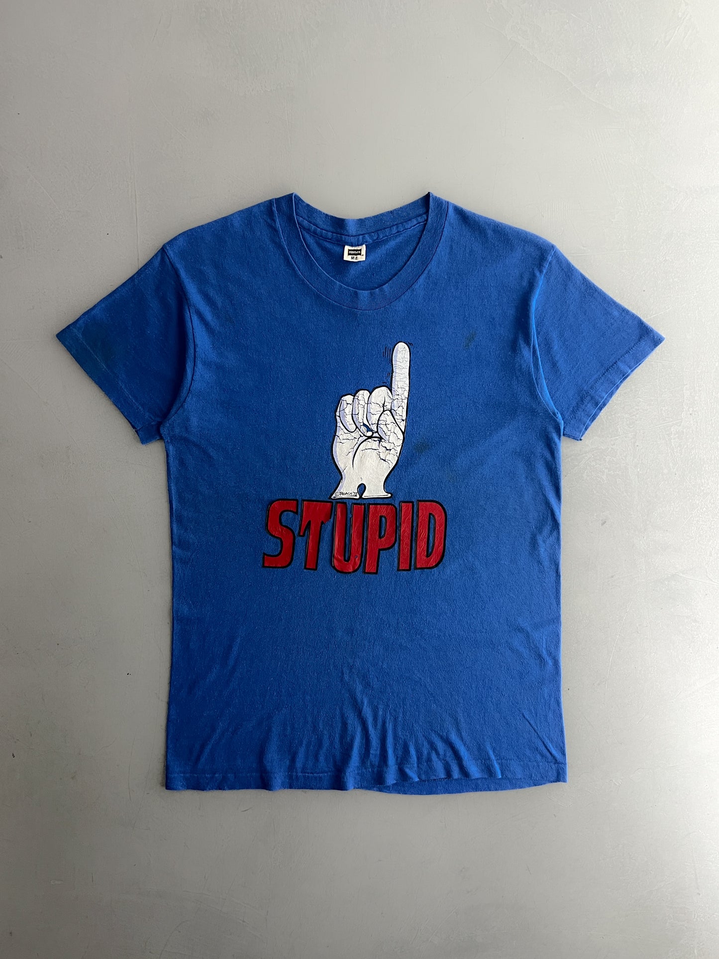 1970's I'm Stupid Tee [S/M]