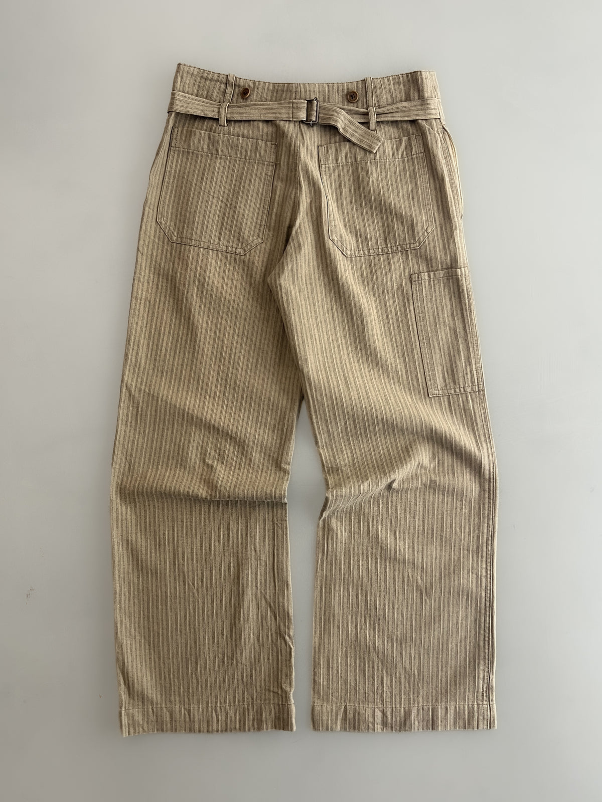 Margaret Howell Buckleback Stripe Pants [28']