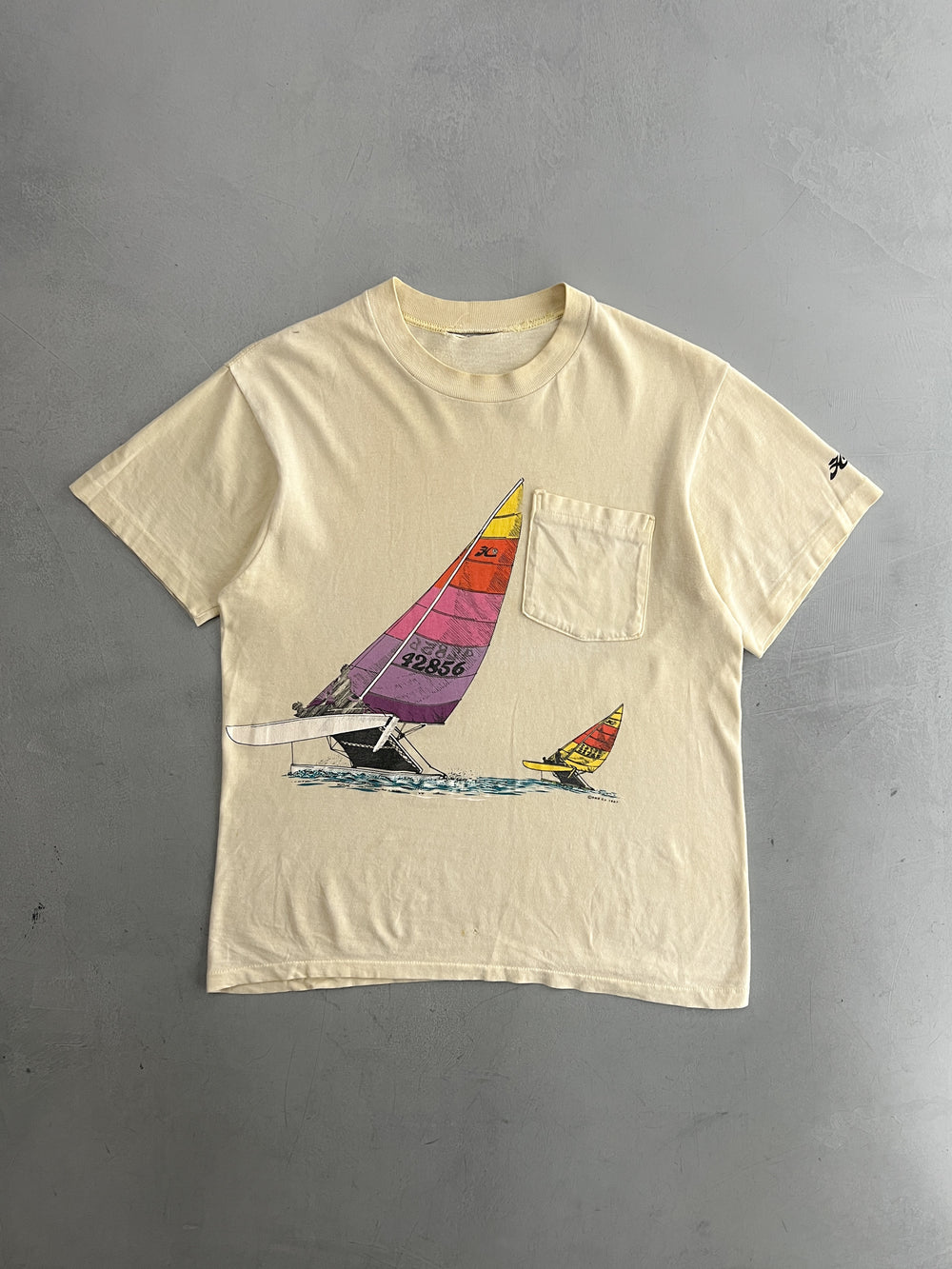 1980's Catamaran Pocket Tee [M]