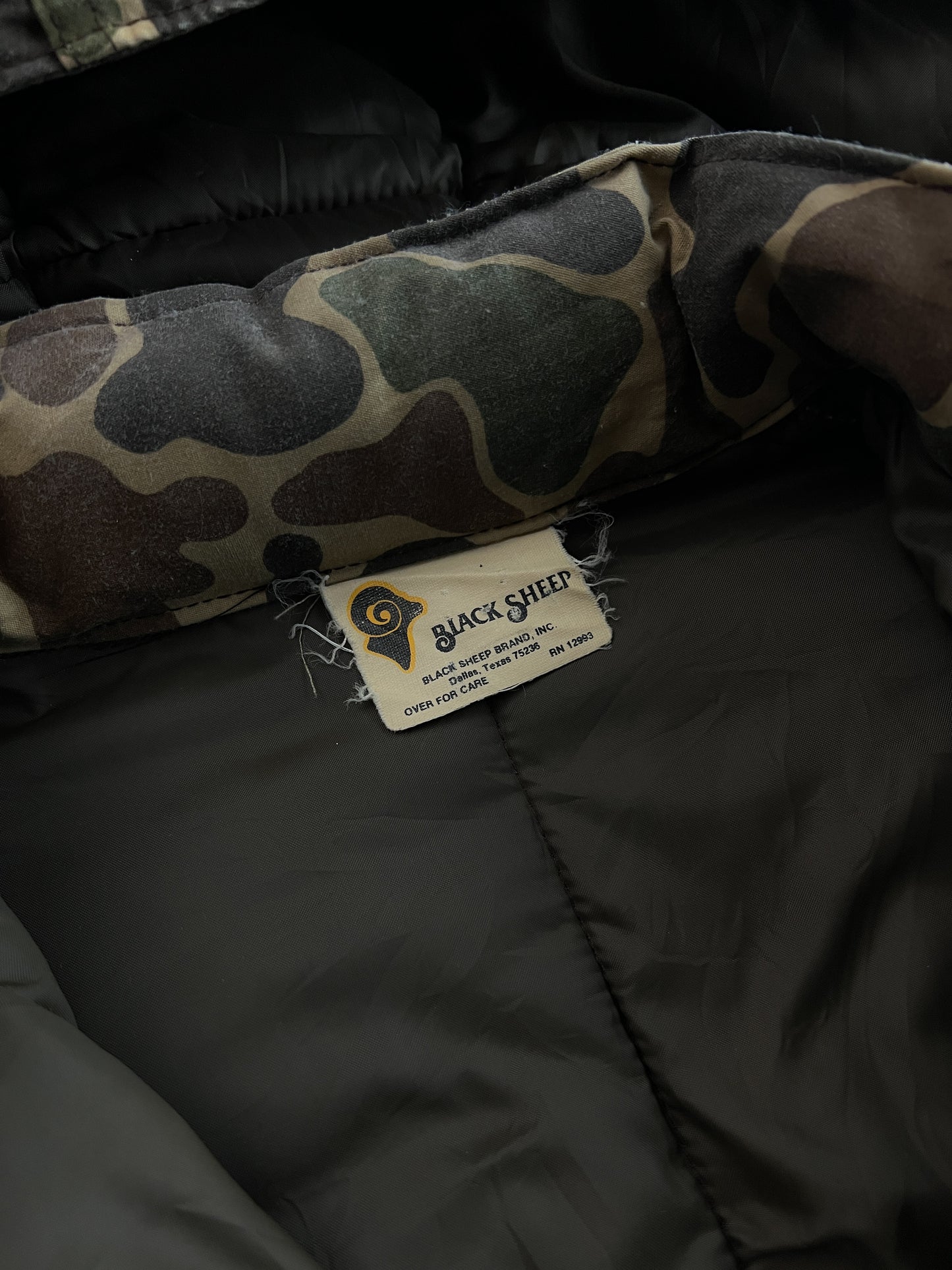 Black Sheep Duck Camo Quilted Jacket [L]