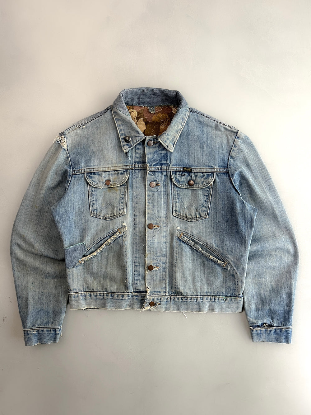 1970's Selvedge Wrangler Denim Dragon Jacket [S/M]