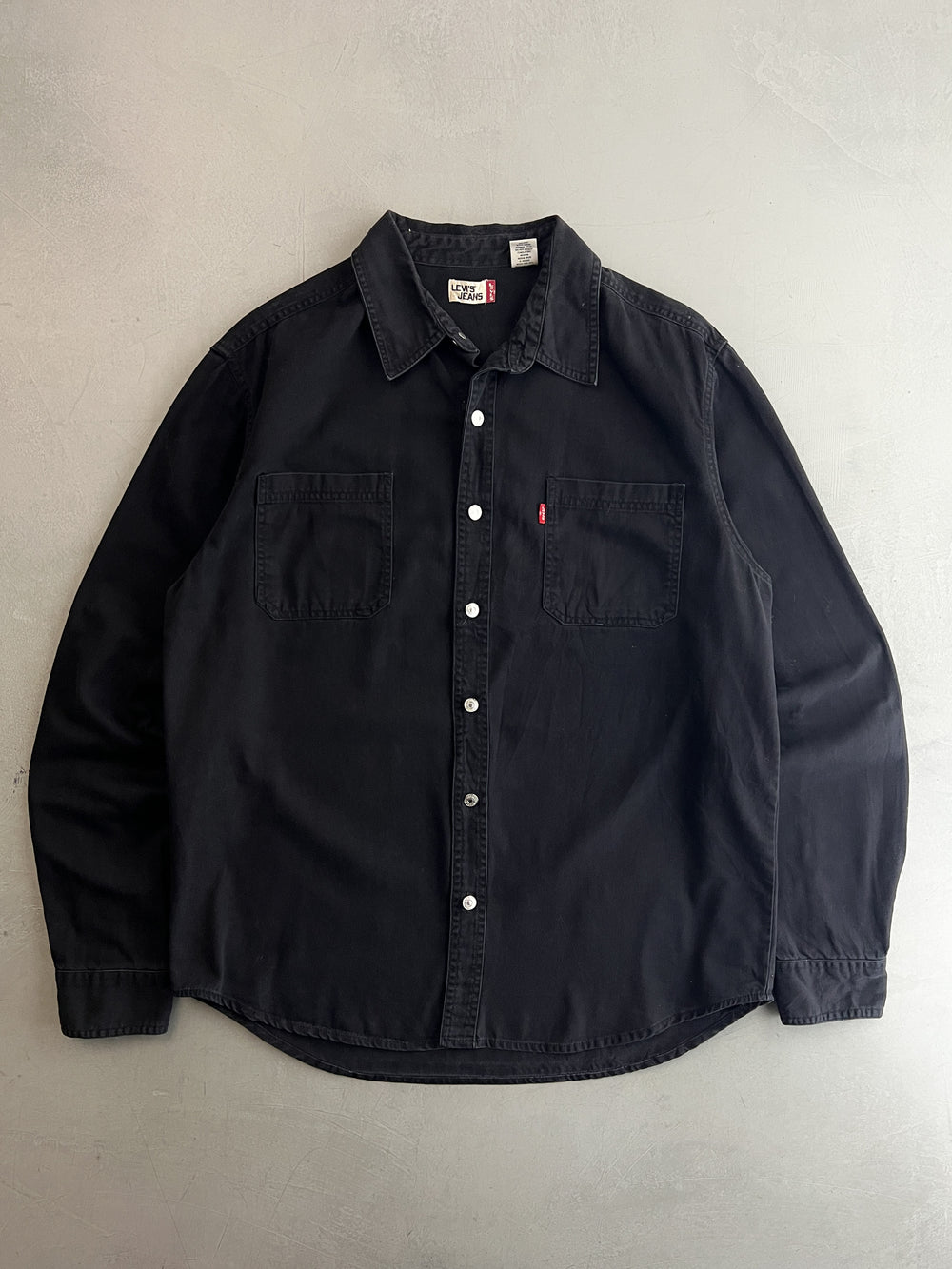 Levi's Black Denim Work Shirt [L]
