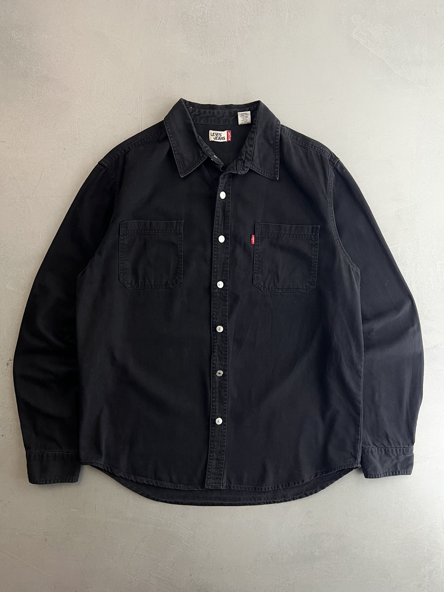 Levi's Black Denim Work Shirt [L]
