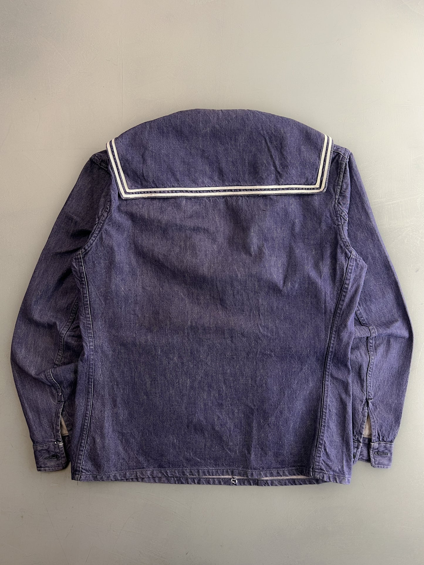 50's/60's French Naval Denim Sailors Smock [M]