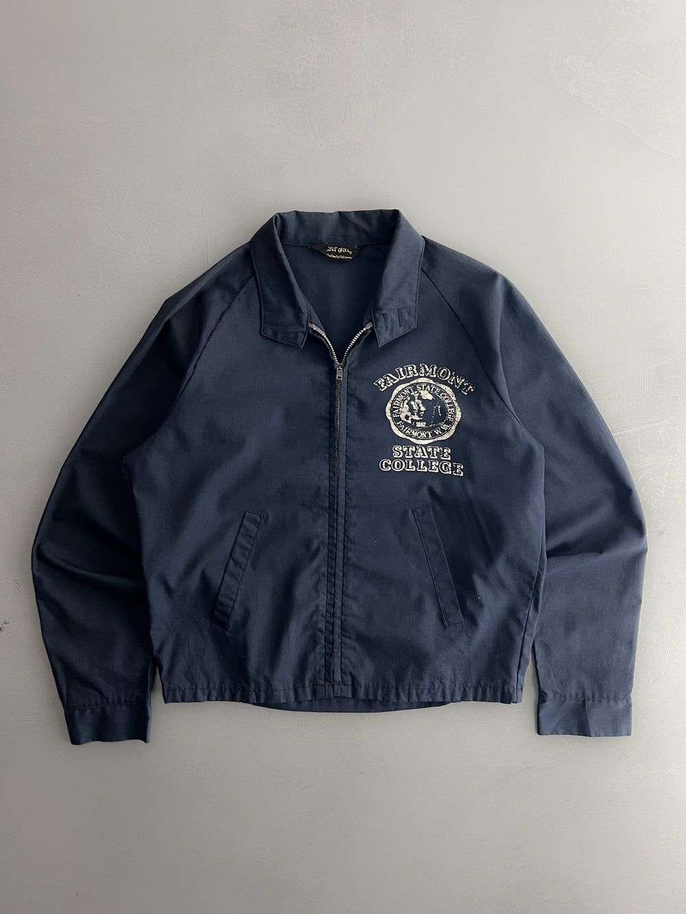 1960's Fairmont State Collage Harrington Jacket [S]