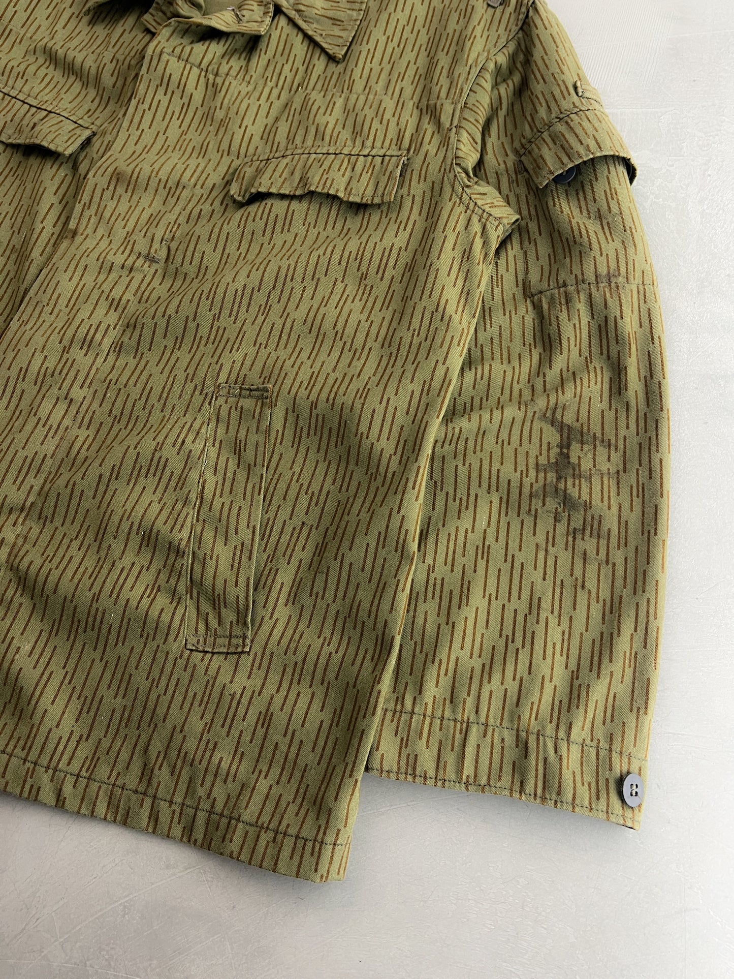 East German Rain Camo Field Jacket [L]