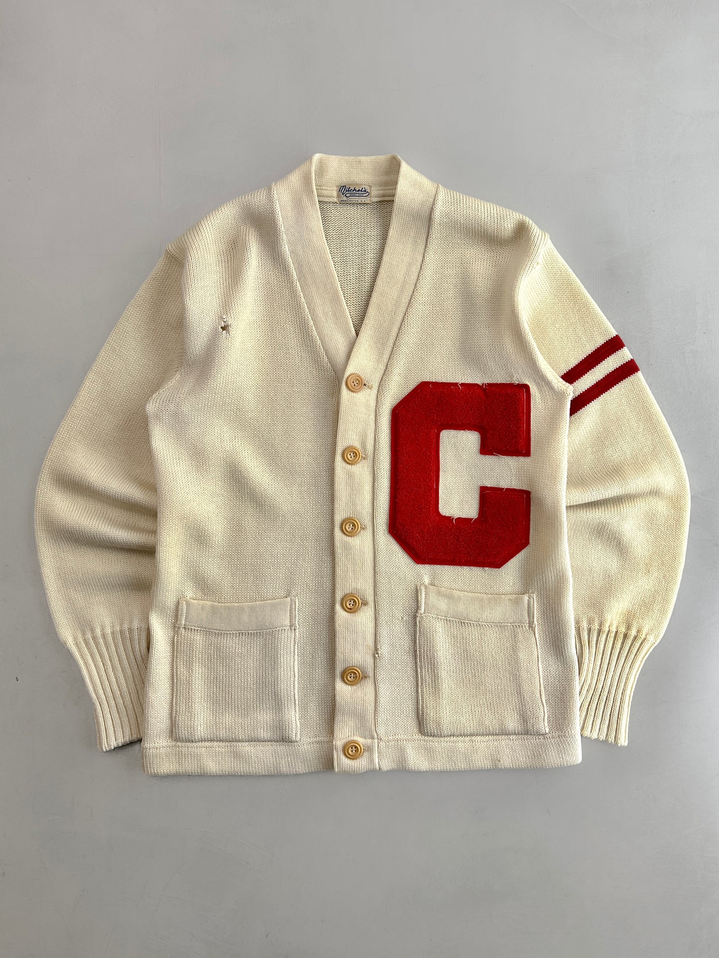 1950's Mitchel's Sport Shop Letterman Cardigan [M/L]