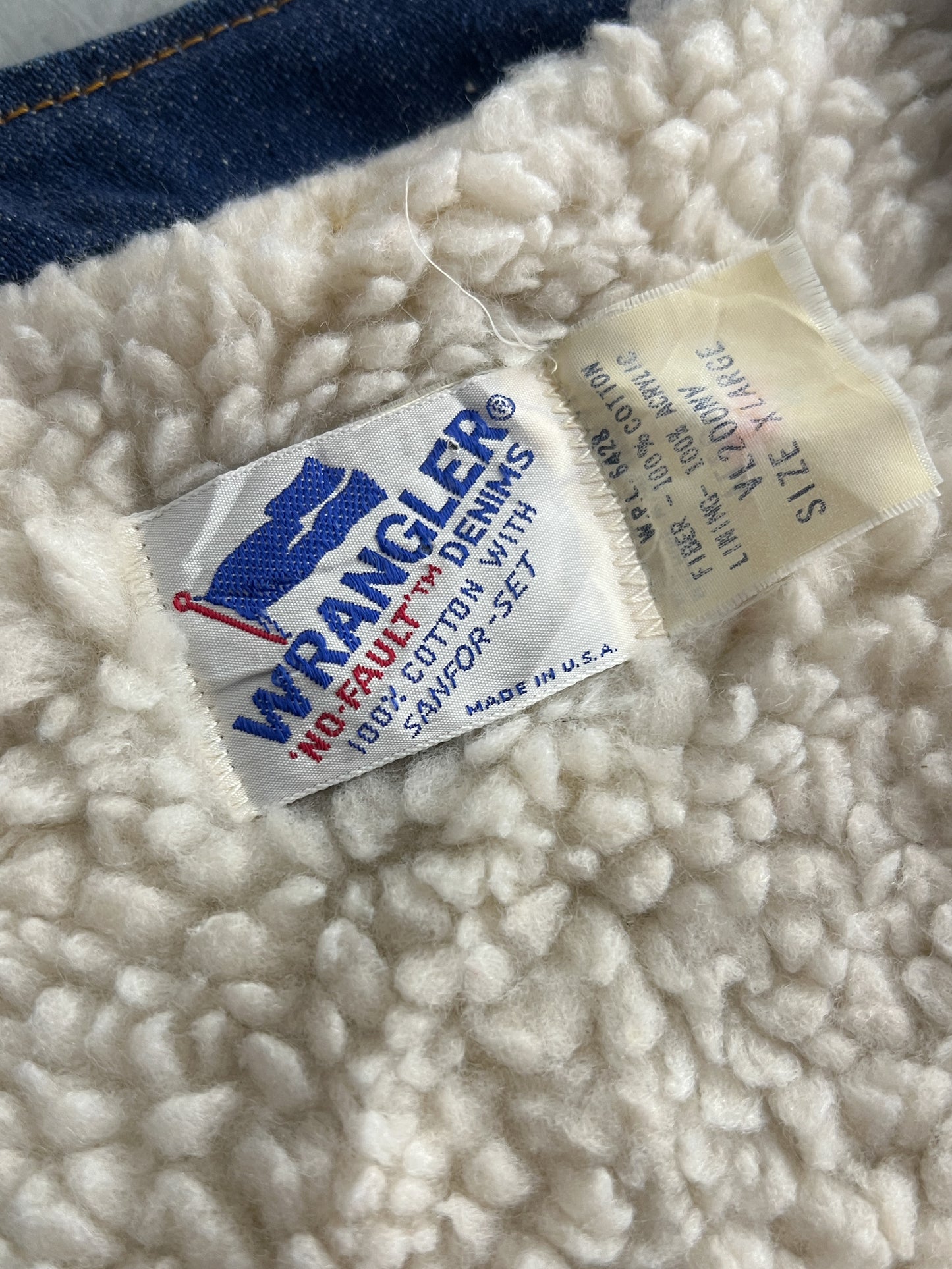 Wrangler Denim Sherpa Vest [L]