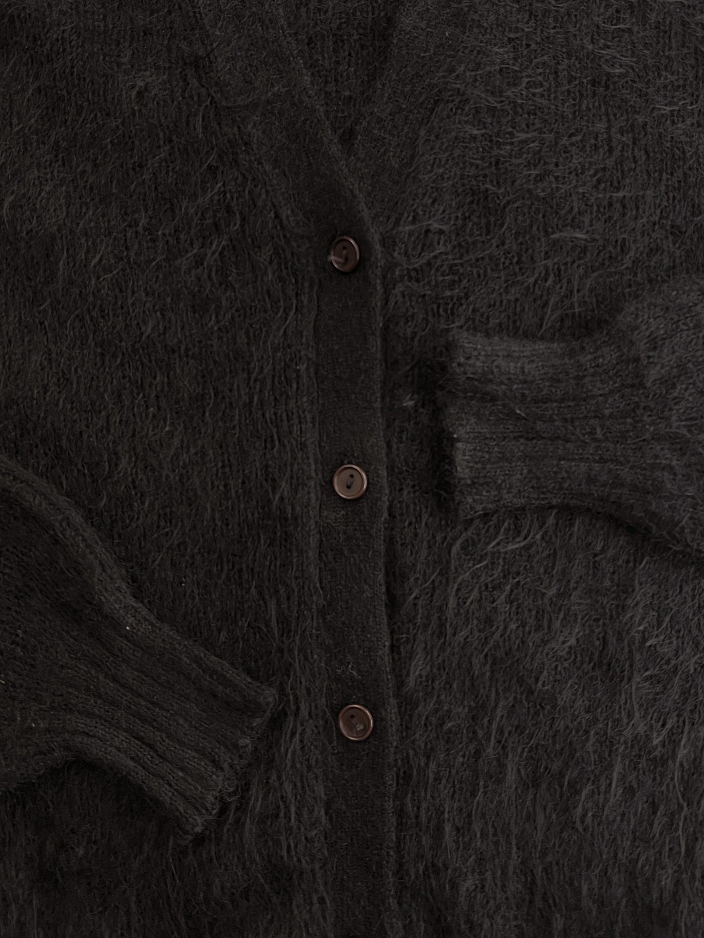 El Corte Brushed Mohair Cardigan [S]