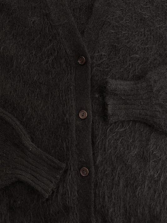 El Corte Brushed Mohair Cardigan [S]