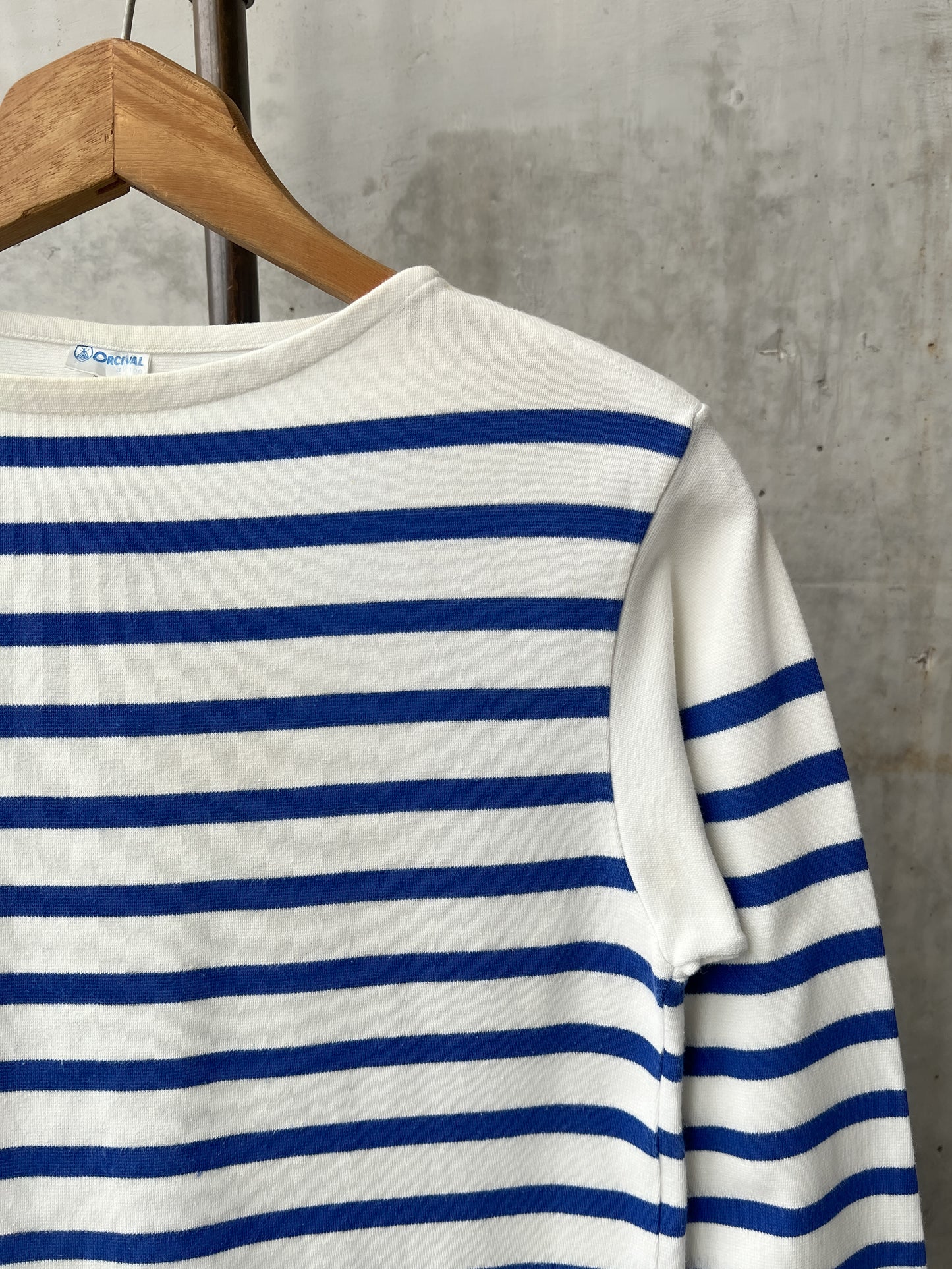 1970's French Marine Nationale Breton Striped Shirt [L]