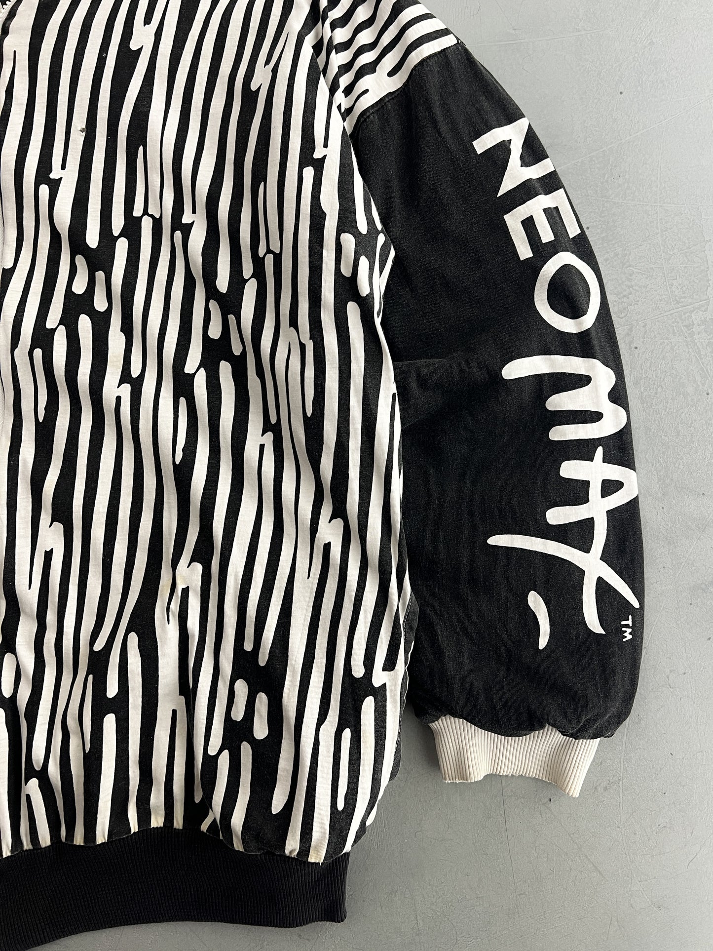 1980's Peter Max Expressionist "Save The Rainforest" Jacket [XL]