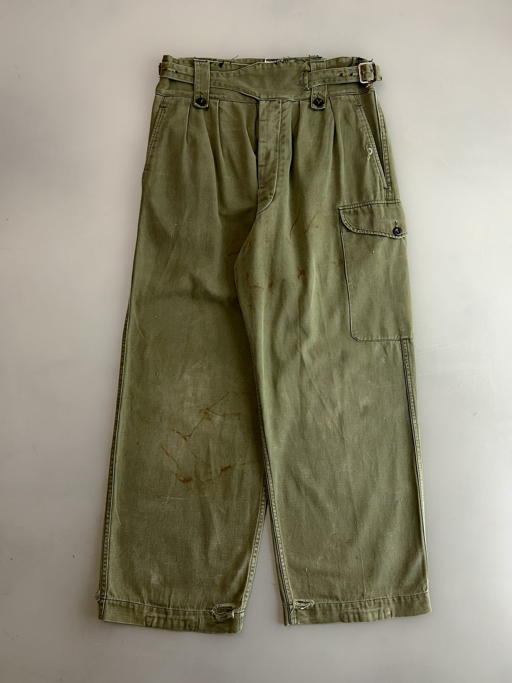 Thrashed 1960's Aus Army Ghurka Pants [30"]