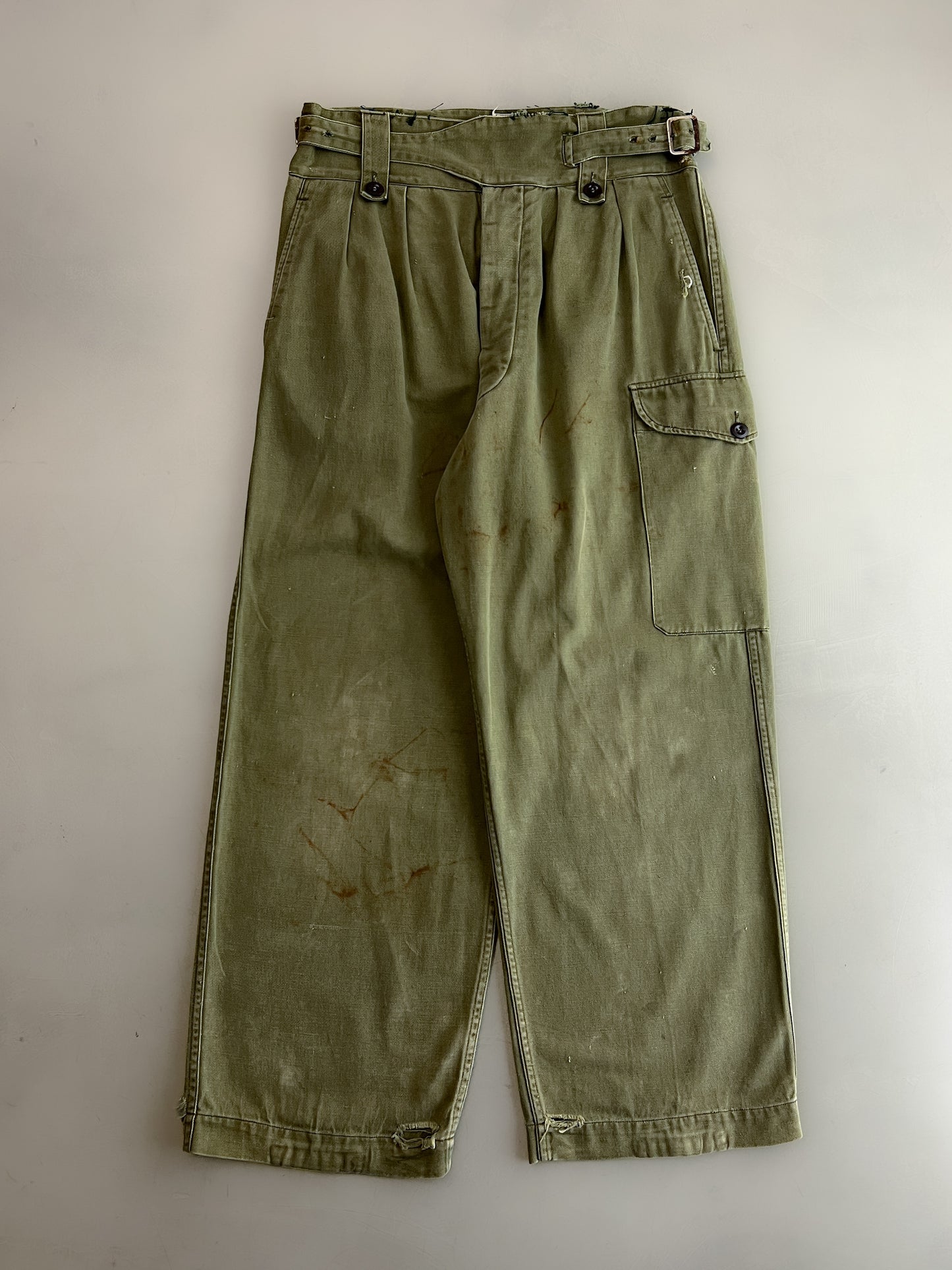 Thrashed 1960's Aus Army Ghurka Pants [30"]