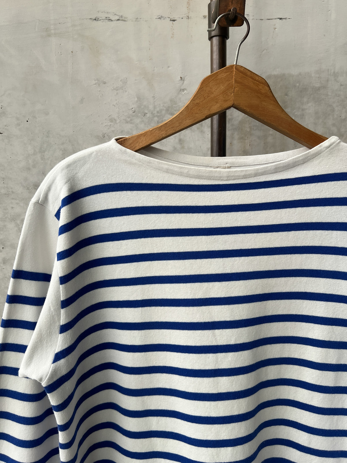 1970's French Marine Nationale Breton Striped Shirt [L]
