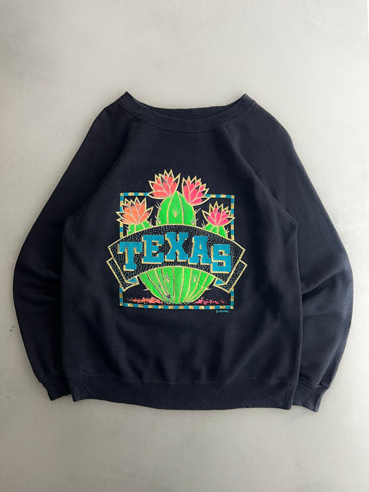1980's Sparkly Texas Sweatshirt [L]