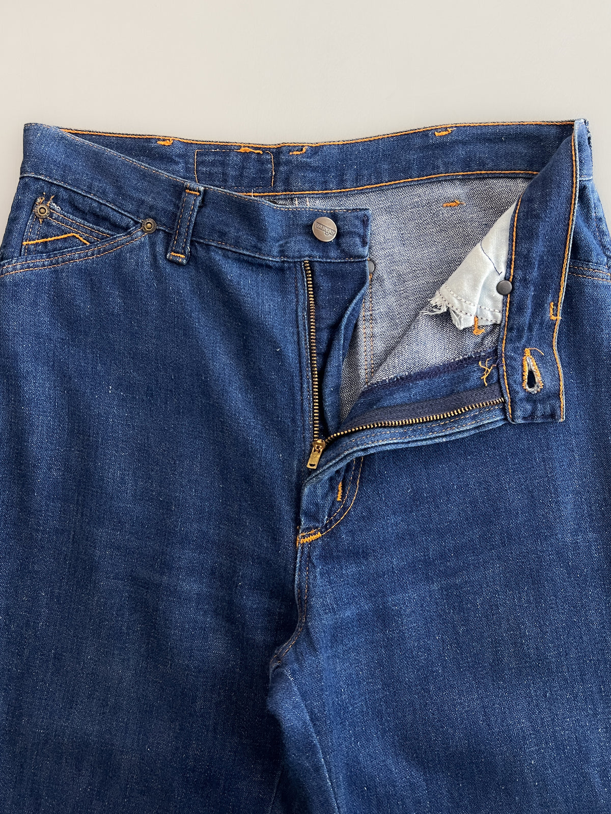1970's Wrangler Wrapid Transit Denim Flares [29"]