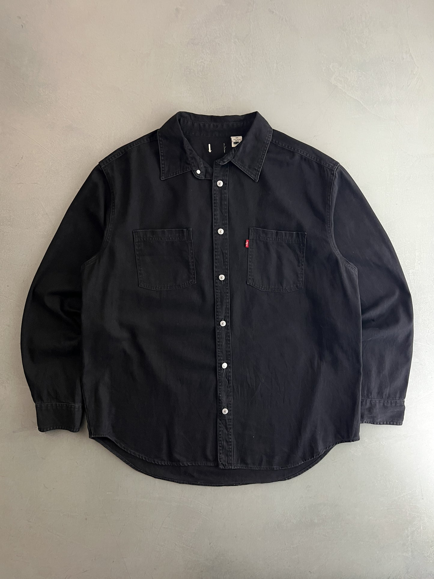 Levi's Black Denim Work Shirt [XL]