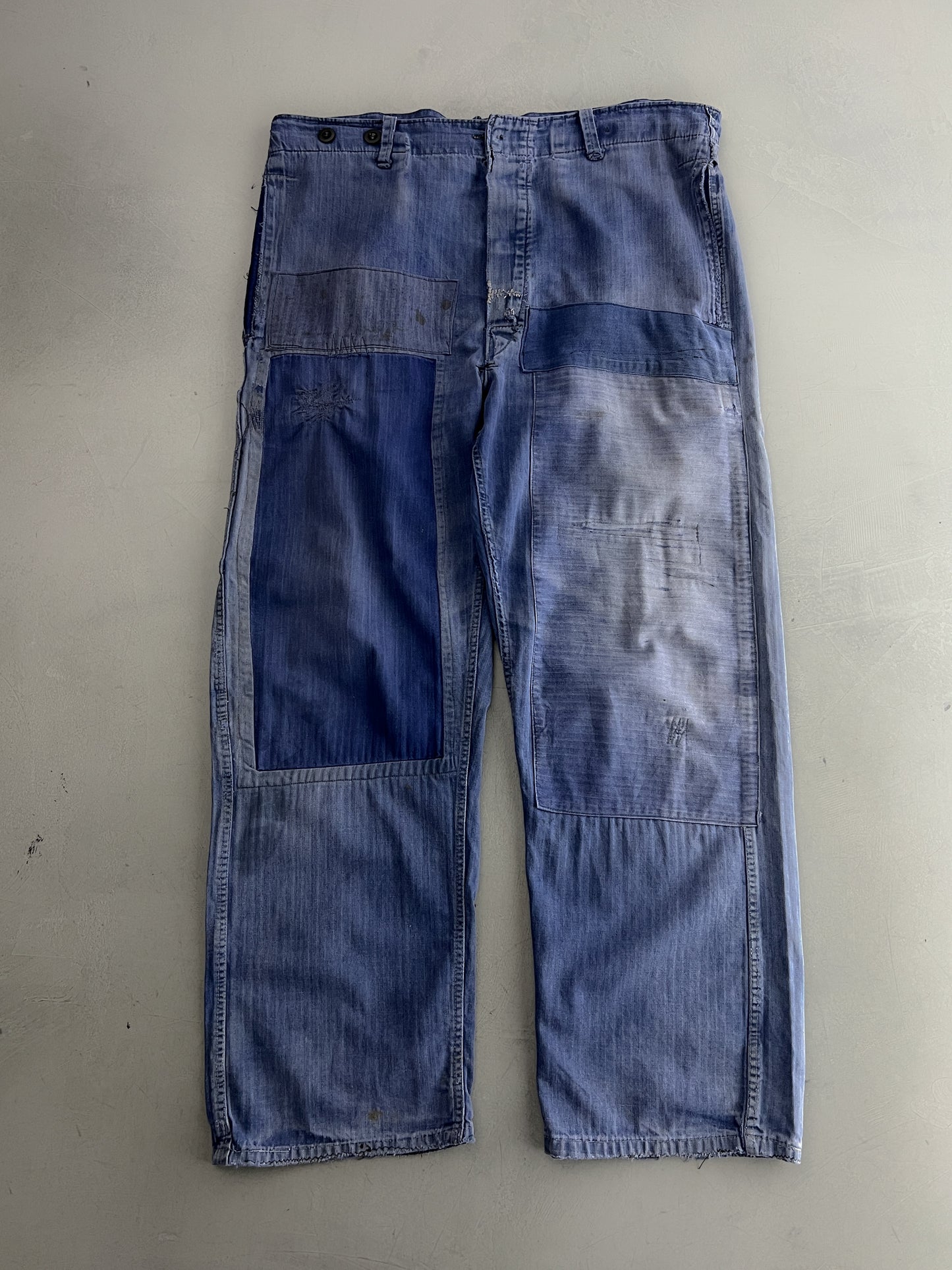 Thrashed Buckleback French Work Pants [36"]