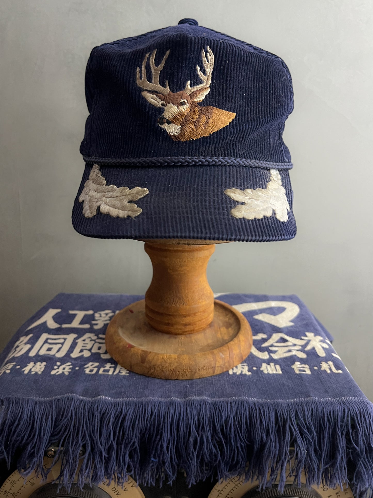 Corduroy Deer Trucker Cap