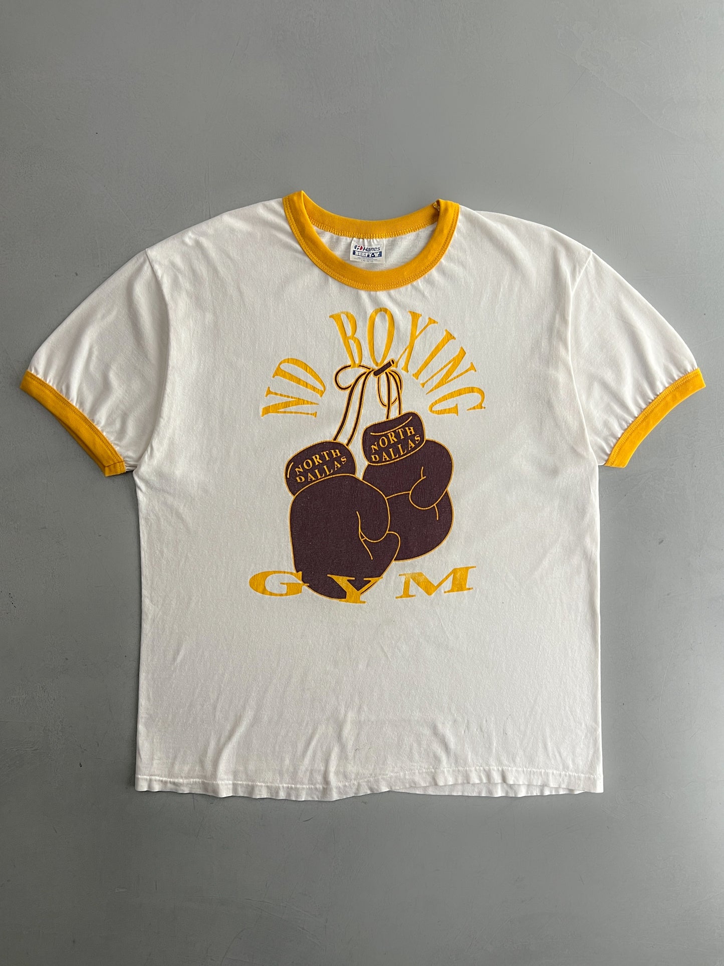 North Dallas Boxing Gym Ringer Tee [L]
