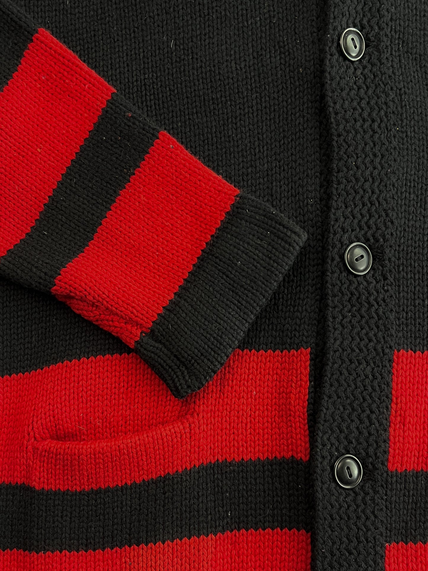Lambs Wool Polo R.L Shawl Collar Cardigan [XL]