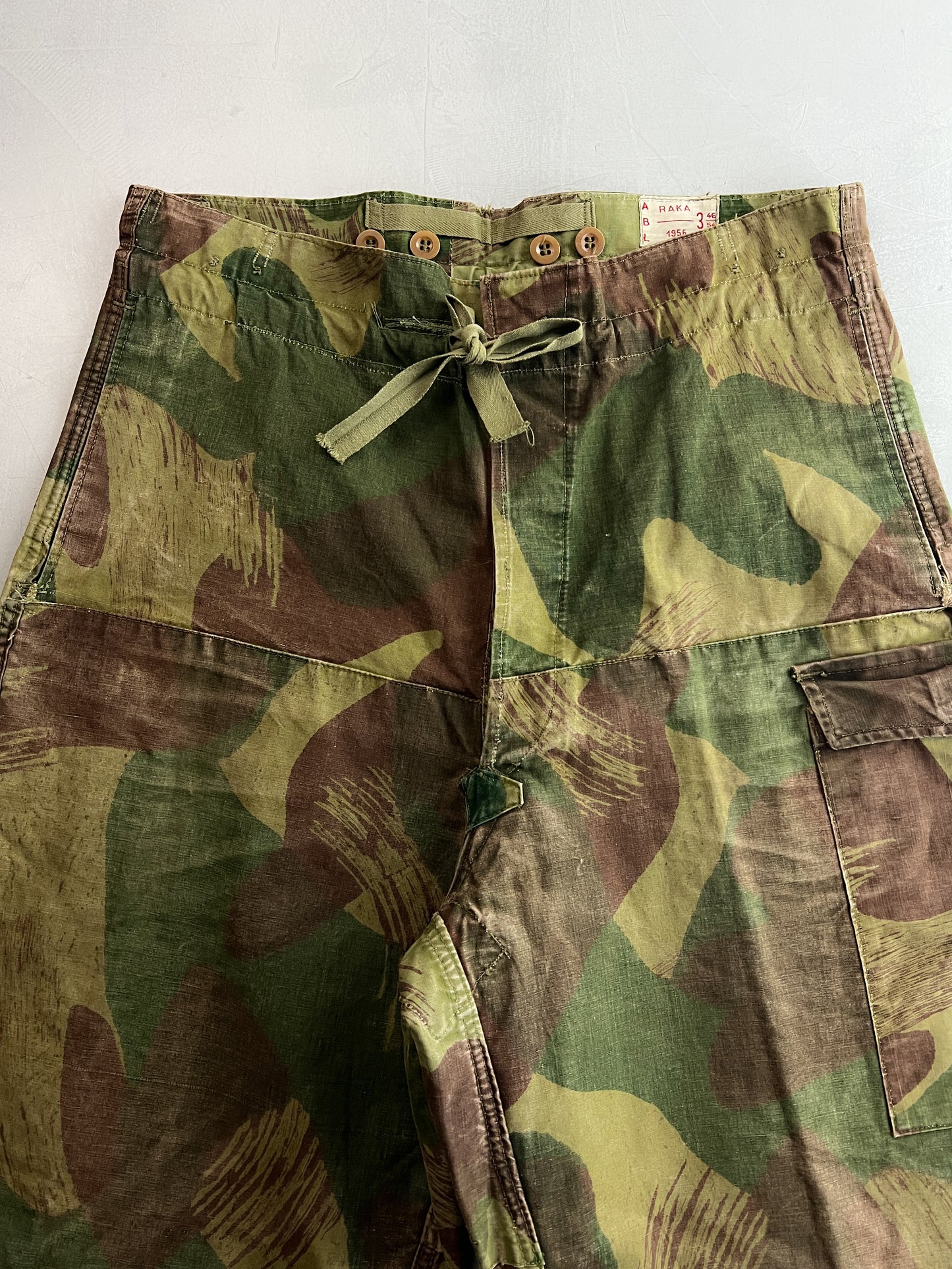 1950's Belgian Brushstroke Camo Pants [34"]