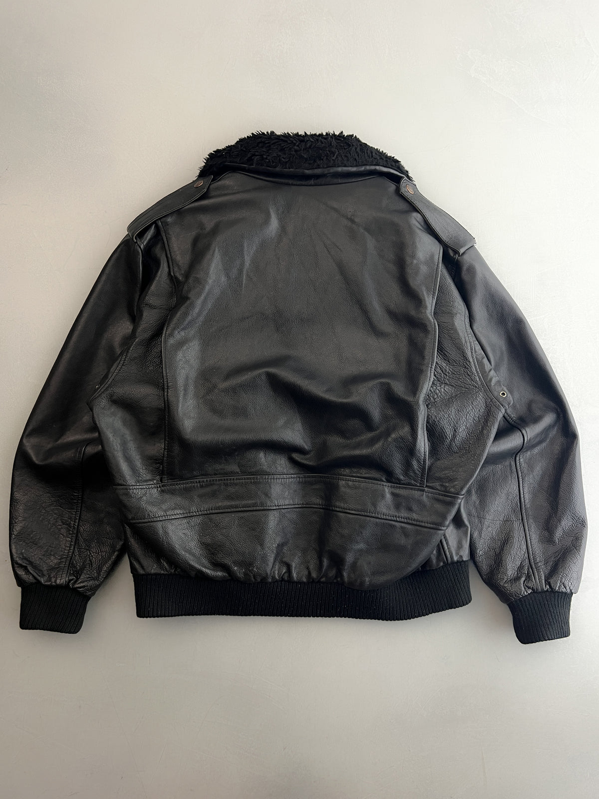 J.J.Scott Leather Flight Jacket [XL]