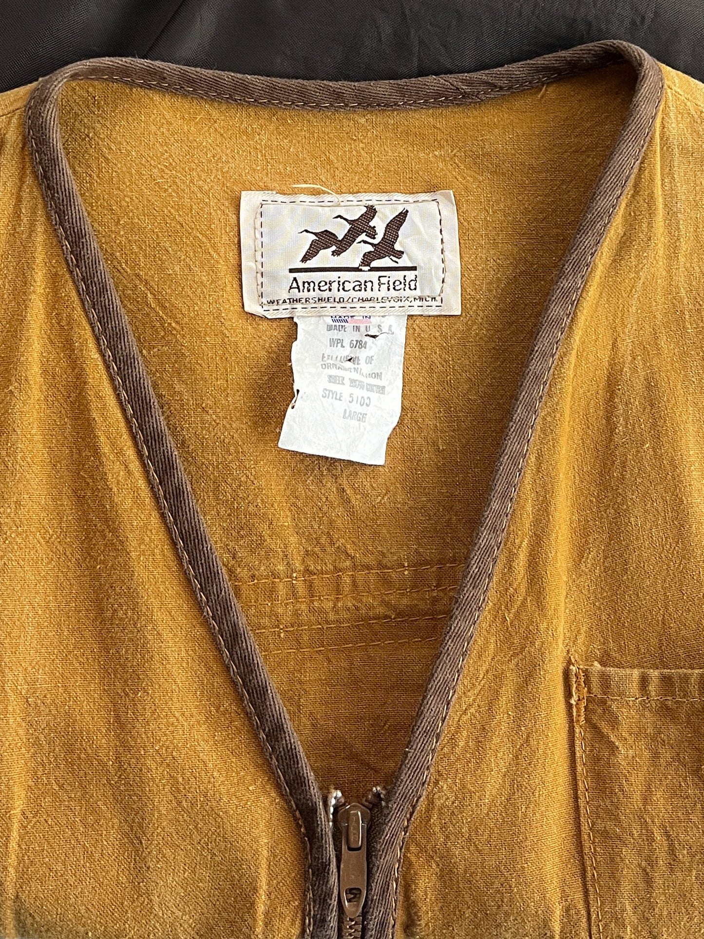 American Field Duck Cloth Hunting Vest [L]