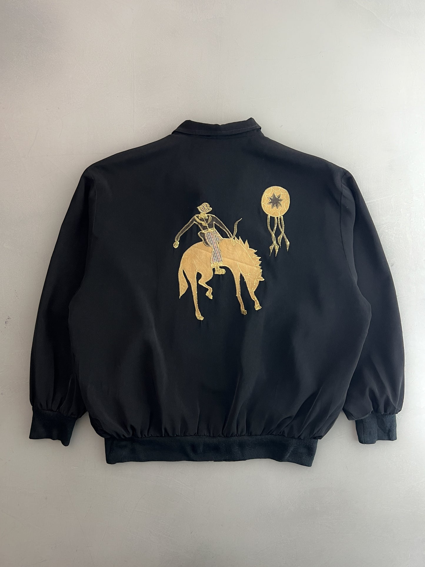 South Western Silk Embroidered Jacket [M/L]