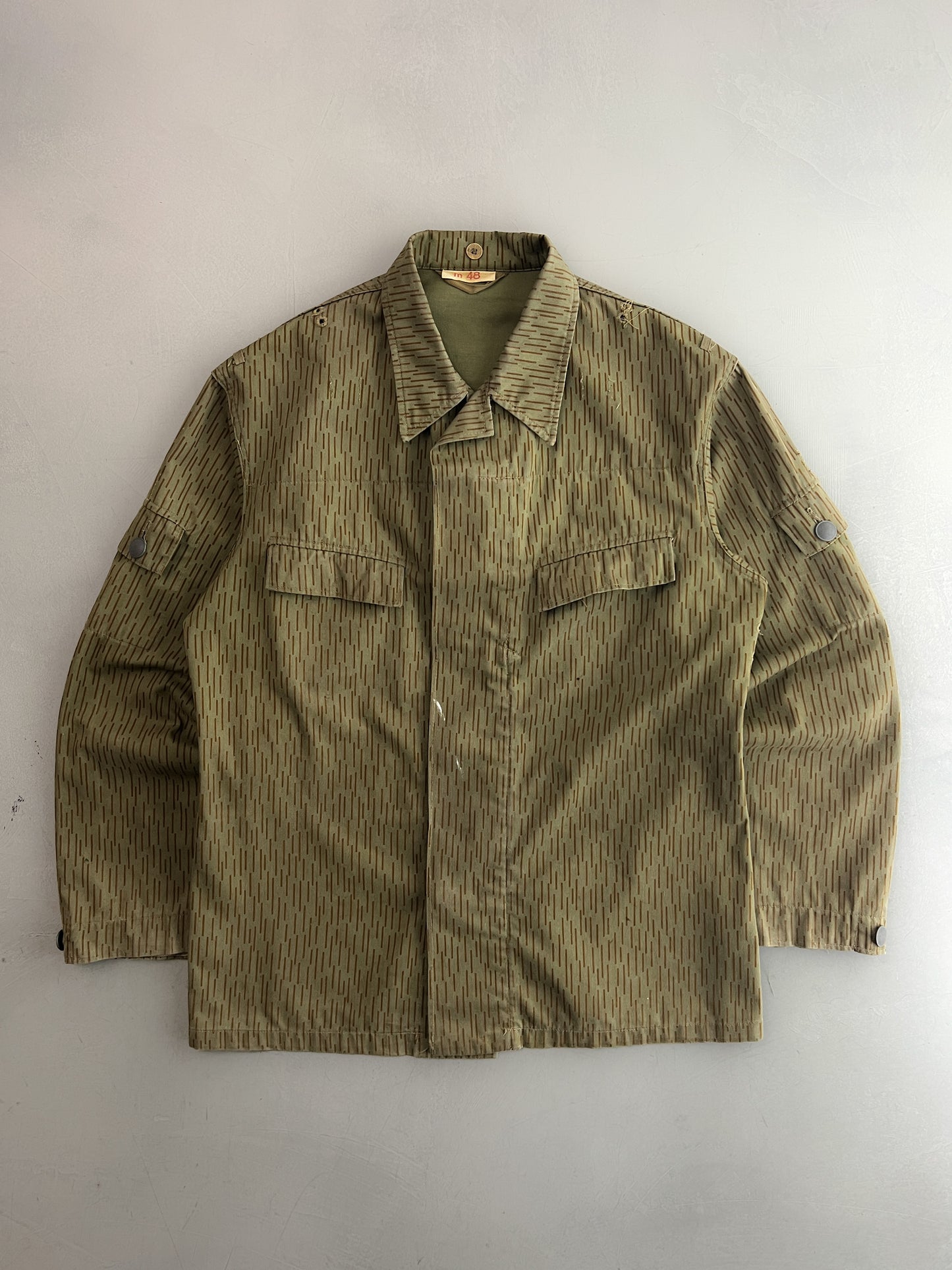 East German Rain Camo Field Jacket [L]