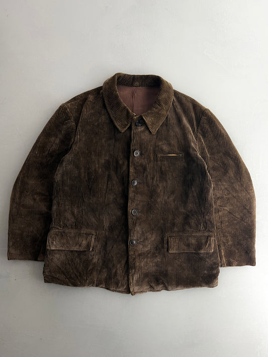 40's French Corduroy Hunting Jacket  [L/XL]