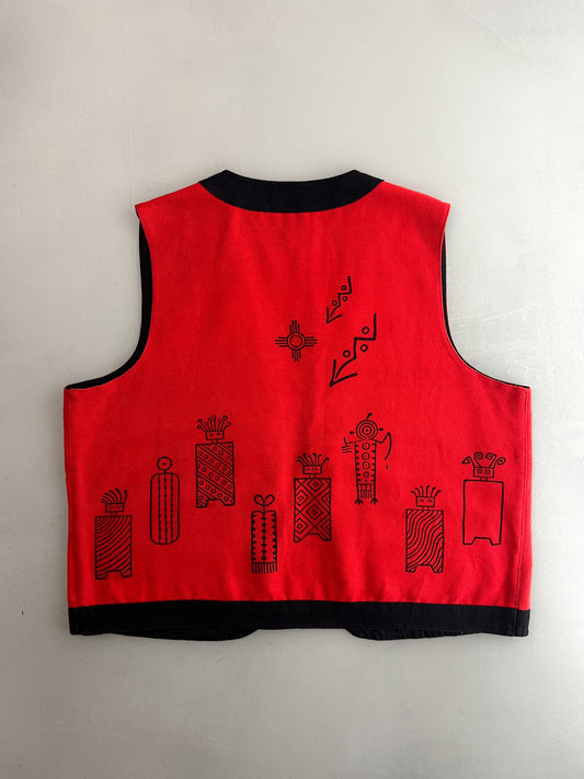Cotton Folk Vest [XL]