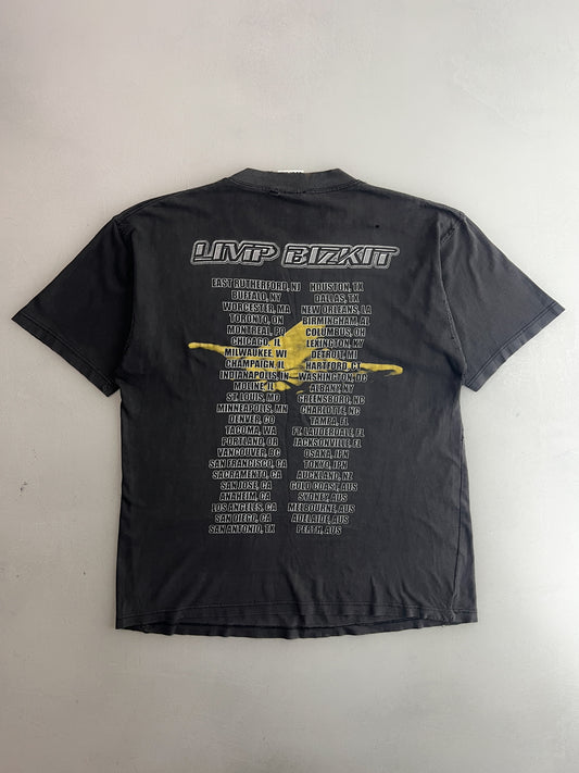 '01 Thrashed Limp Bizkit Chocolate Starfish In Hotdog Flavoured Water Tour Tee [XL]